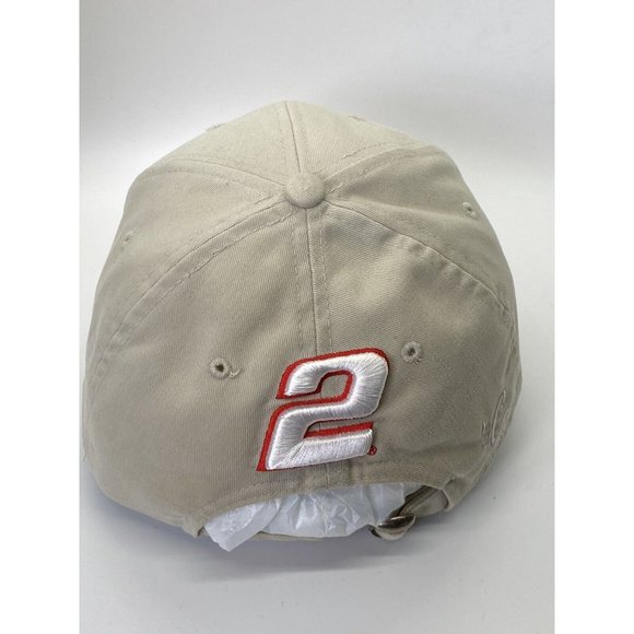 Rusty Wallace 2 Miller Lite Nascar Baseball Hat Cap Strapback Tan Beige Khaki - Picture 11 of 14